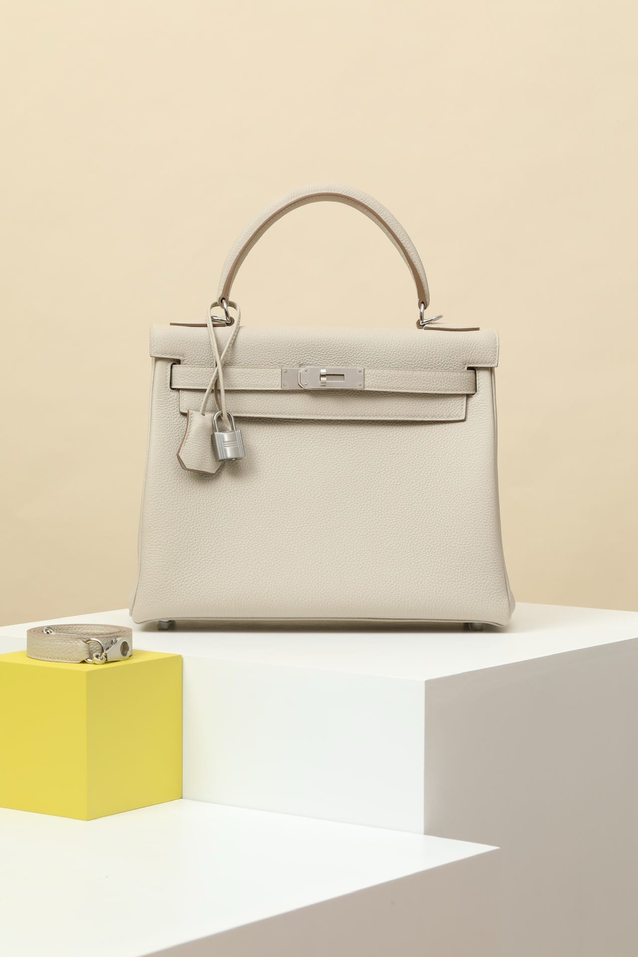 Kelly Hermes Togo 8L silver