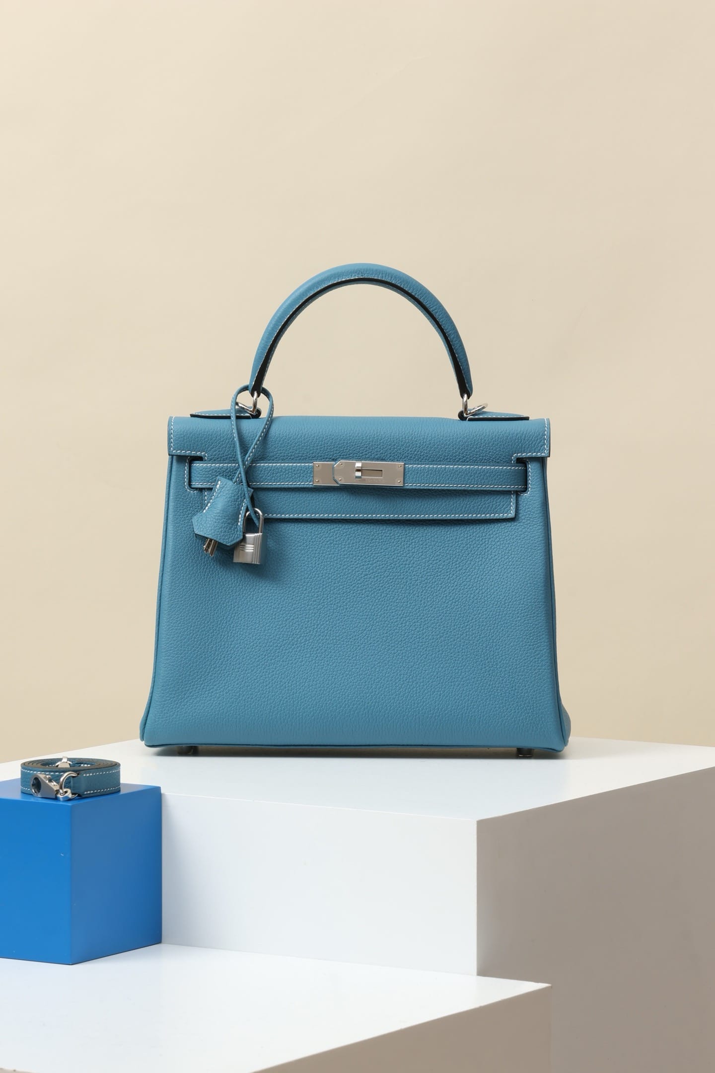 Kelly Hermes Togo D2 silver