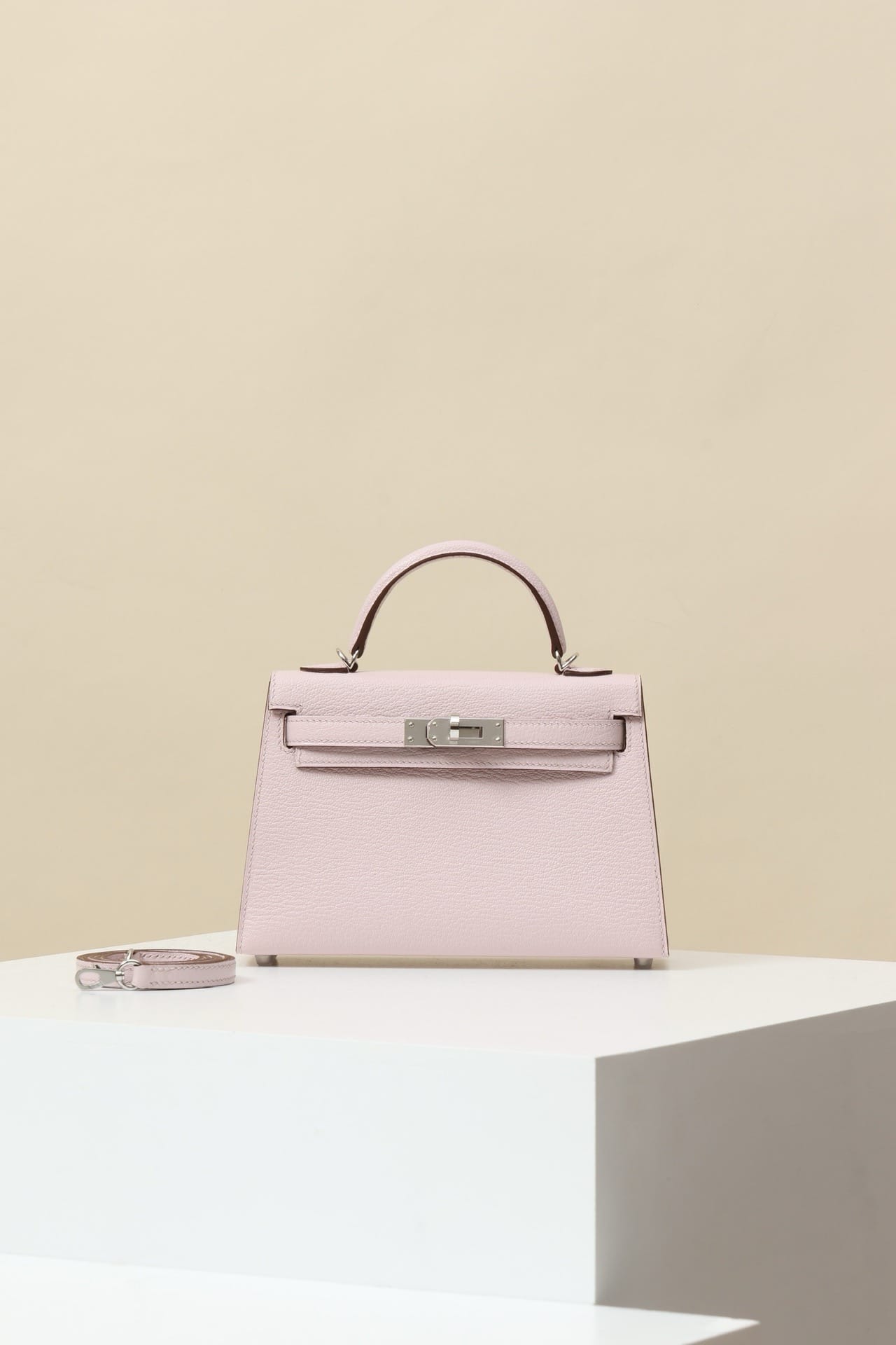 Kelly 19 Hermes Chevre M7 silver