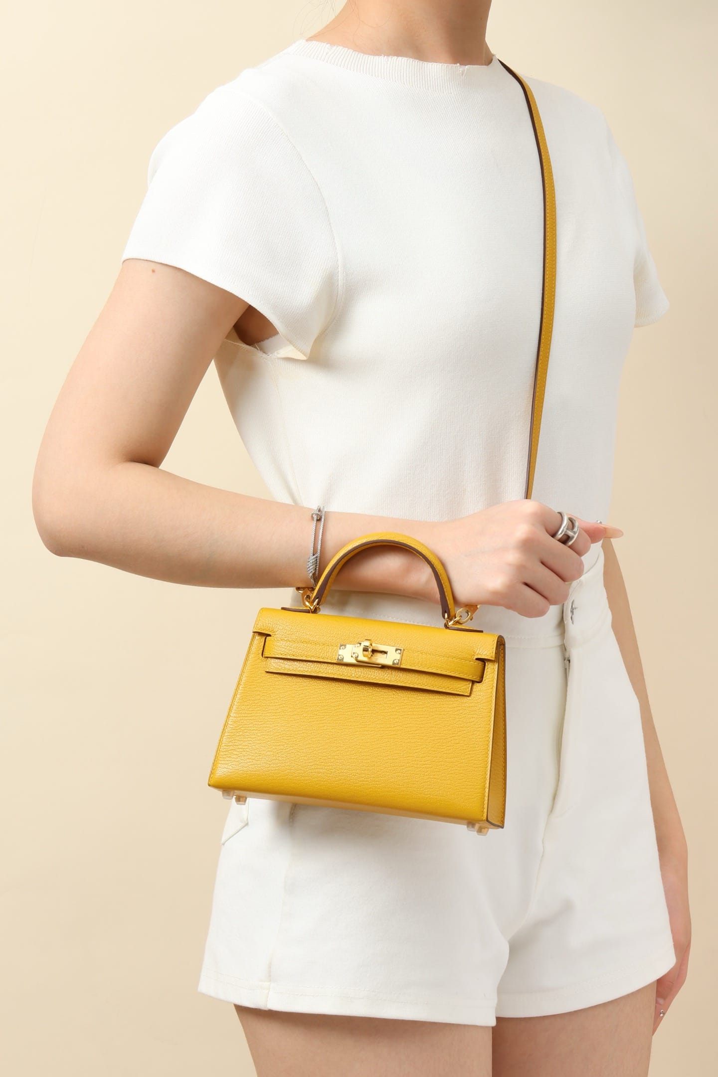 Kelly 19 Hermes Chevre 9D gold
