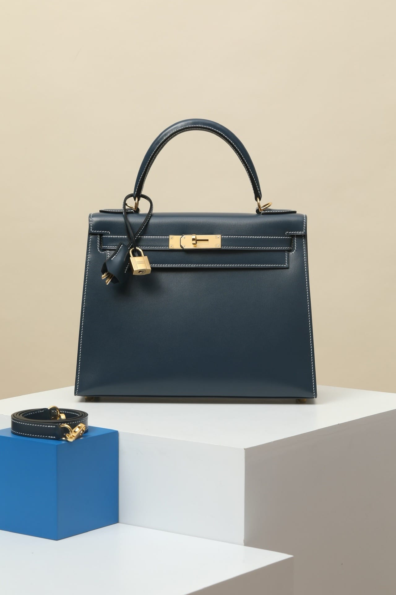 Kelly Hermes Box 7P gold