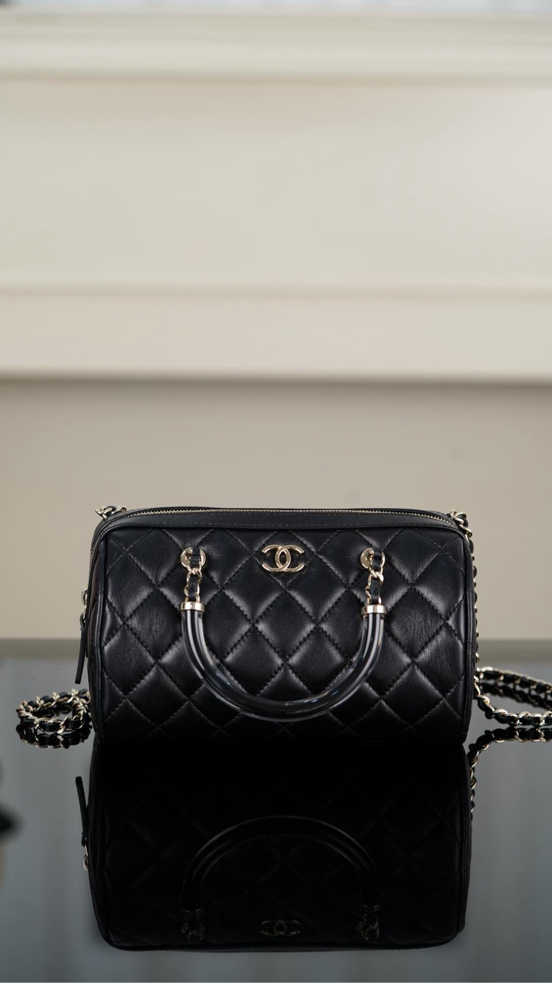 25p bowling bag Chanel 25pb.3