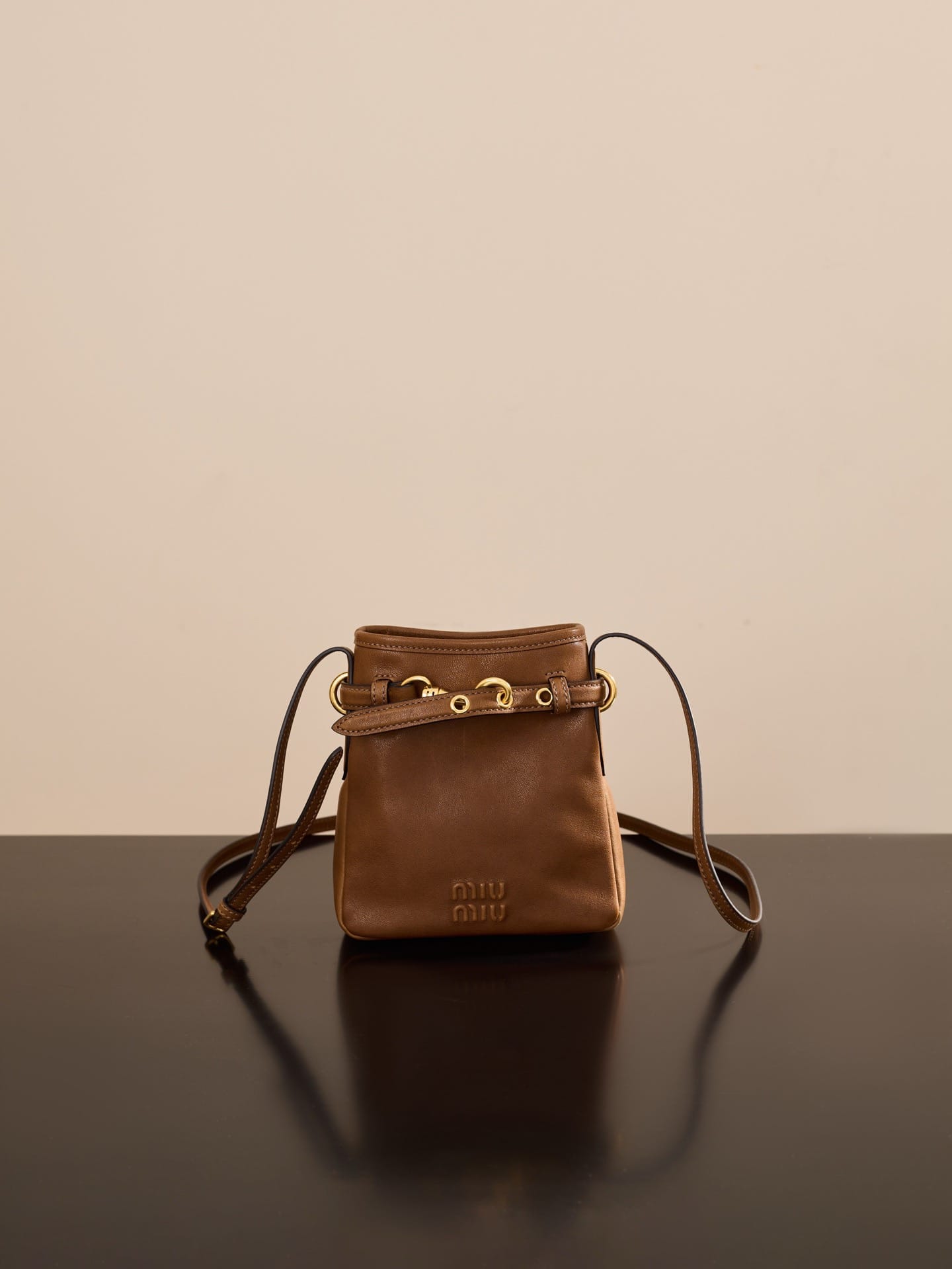 Nappa leather pouch Miu Miu 5NR461.1