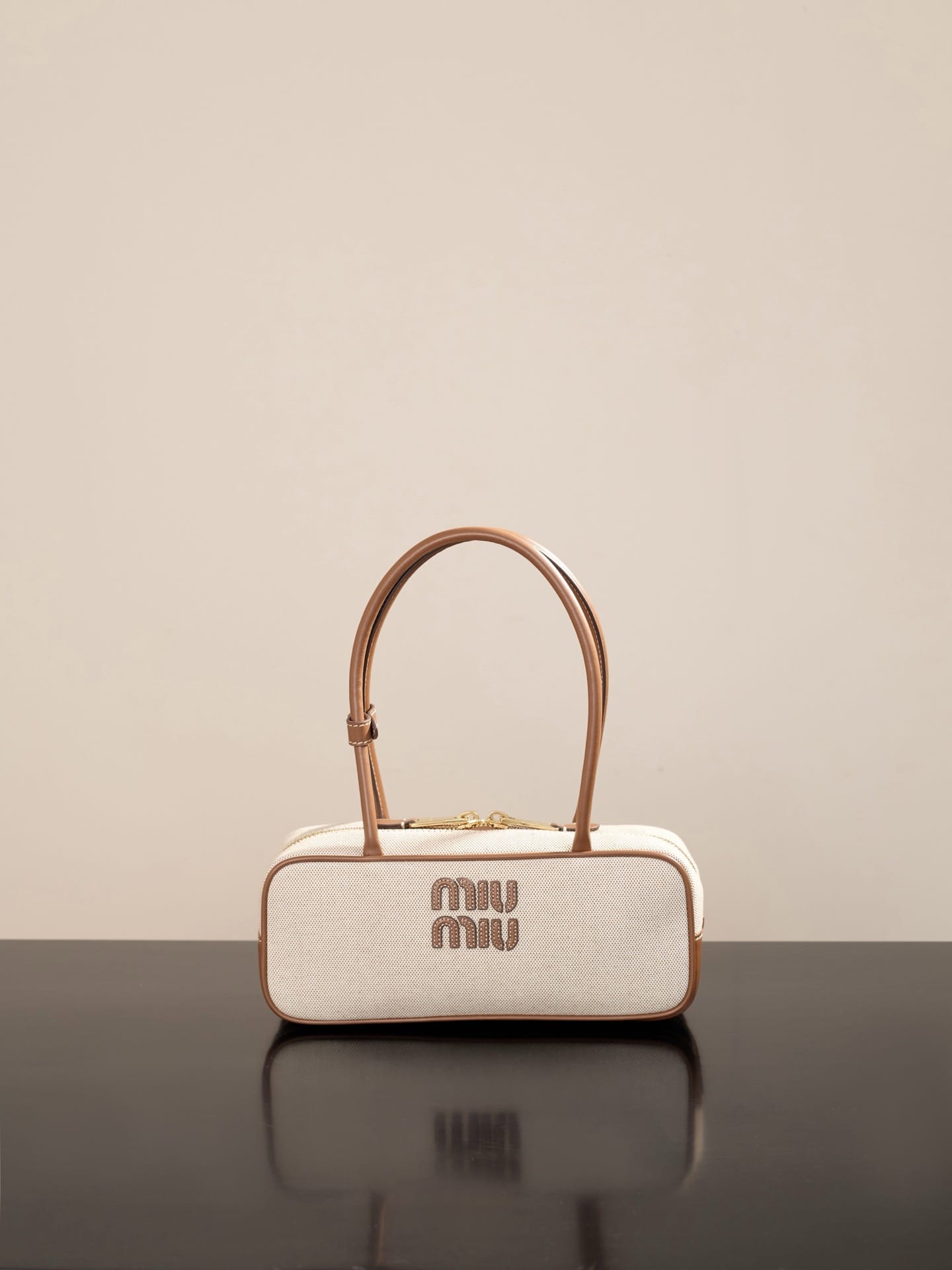 Beau leather bag Miu Miu 5BB173.5