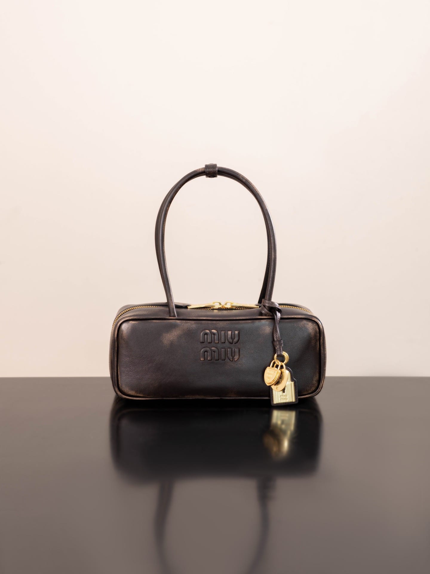Beau leather bag Miu Miu 5BB173.7