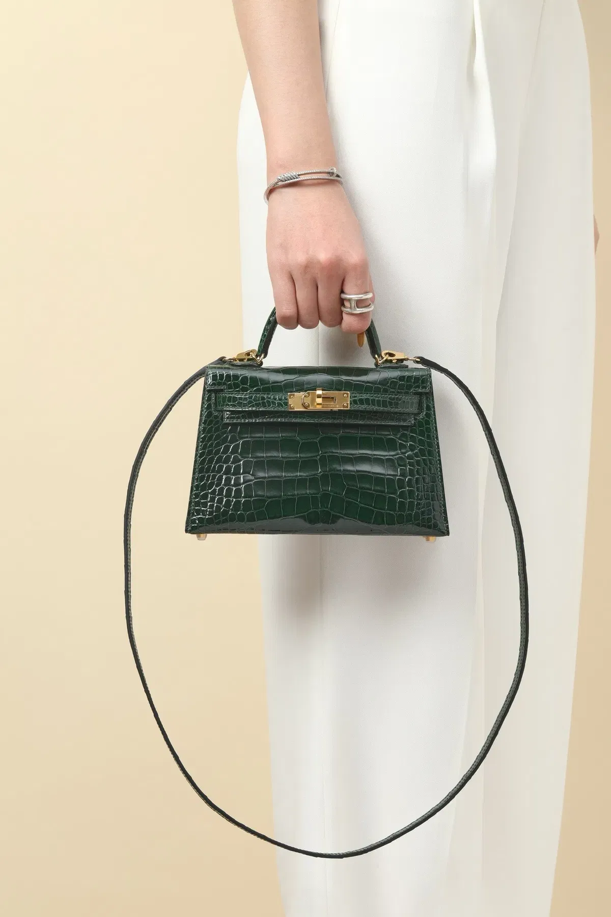 Kelly 19 Hermes Croco 67 gold