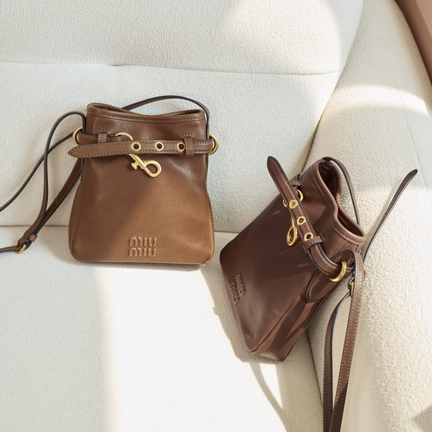 Nappa leather pouch 5NR461