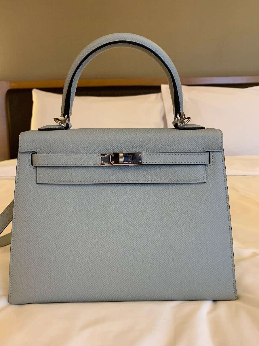 Обзор Hermes Kelly 25: кожа Epsom, форма и детали исполнения