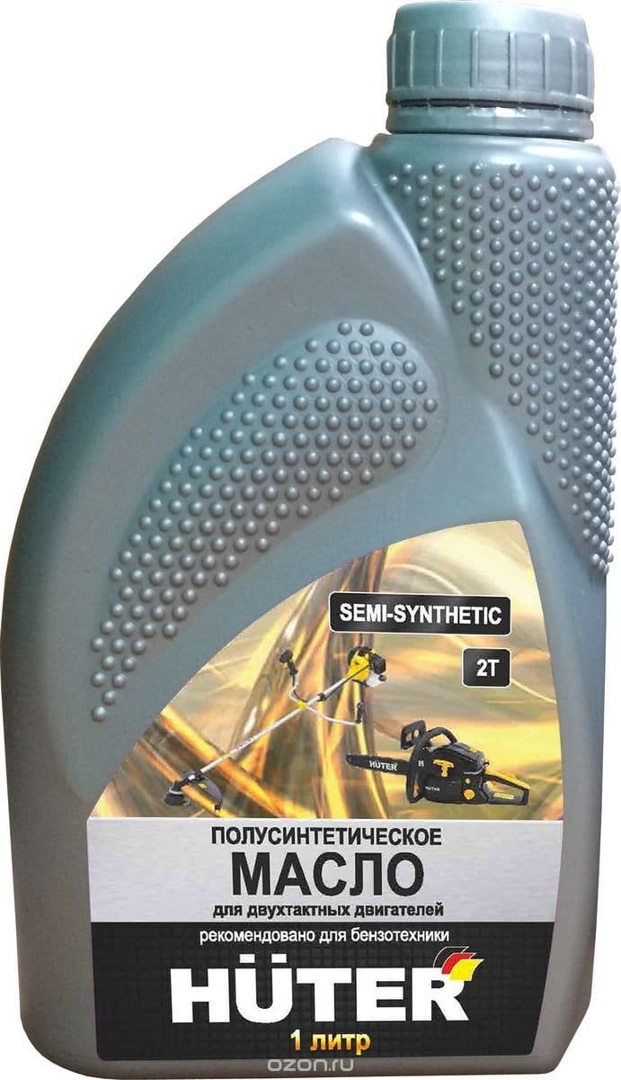 Масло 2T полусинтетическое для двухтактных двигателей, для техники Huter