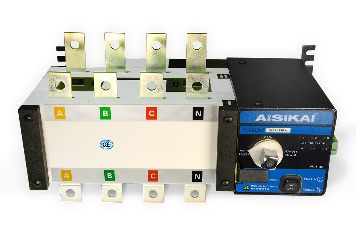 Купить Реверсивный рубильник (Блок ATS) AISIKAI SKT1 250A в Актобе ...