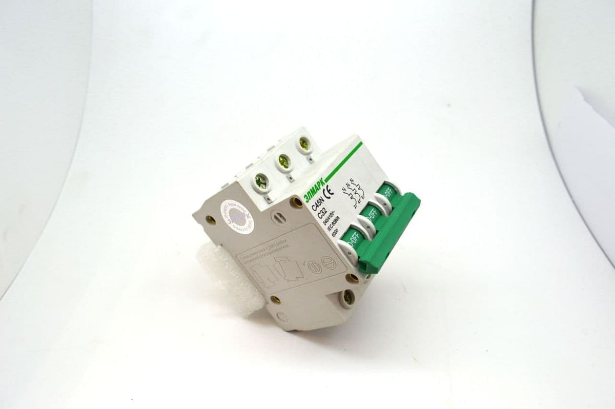 Выключатель автоматический реечный Elmark C45N 4.5KA 3Р – 16А