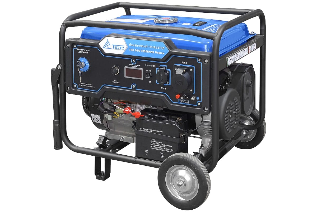 Бензиновый генератор ТСС SGG 6000 EHNA Duplex