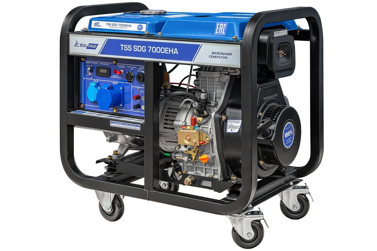 Дизель генератор ТСС SDG 7000EHA