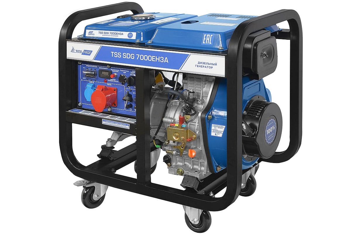 Дизель генератор ТСС SDG 7000EH3A