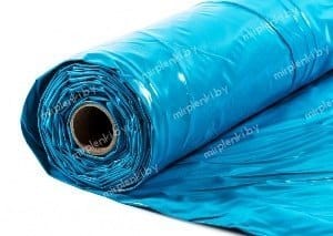 Пленка для водоемов океан 500 мкм , 6/10 м , чёрная-голубая