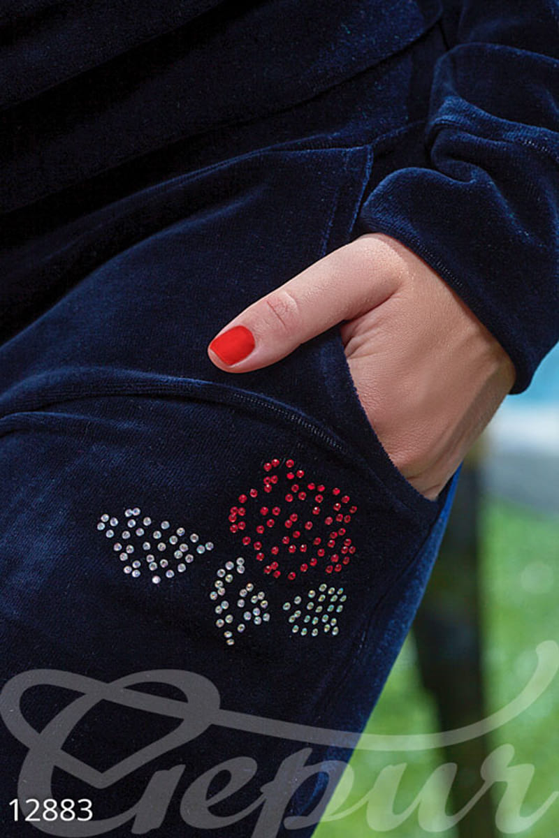 Женский велюровый костюм Azure