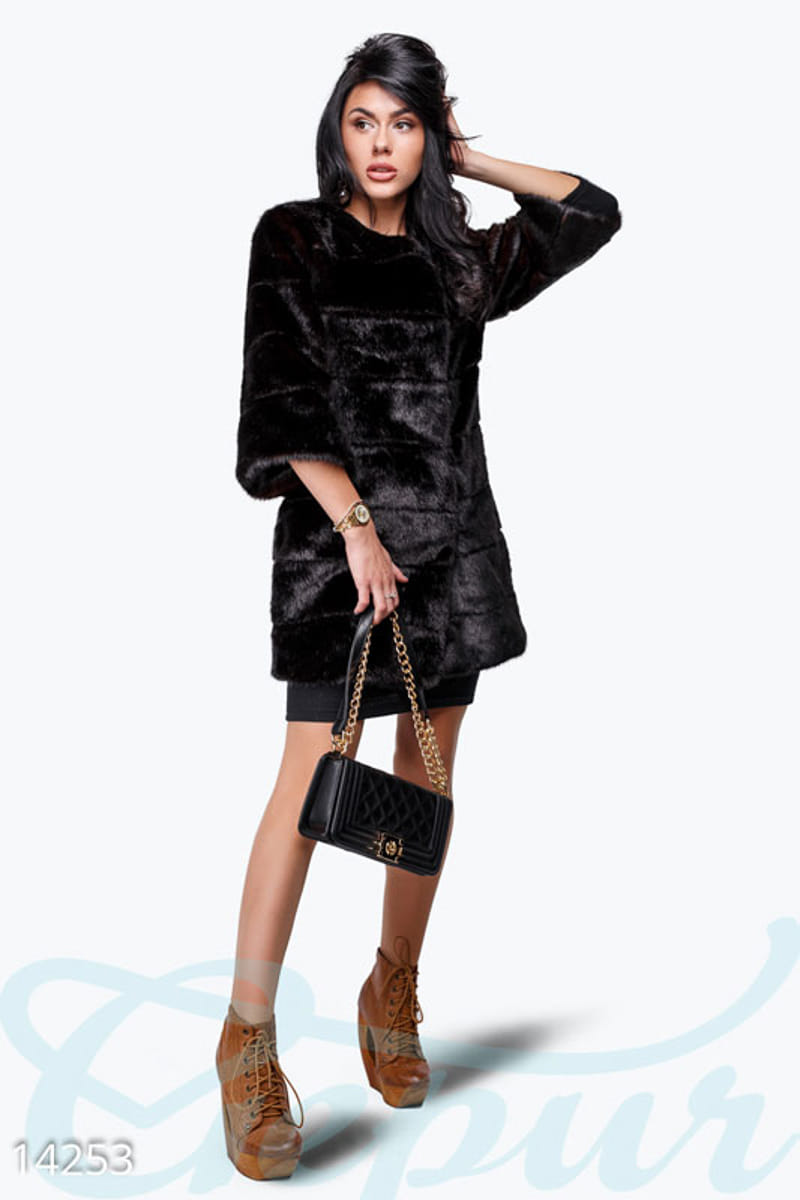 Элегантная удлиненная шуба Glam