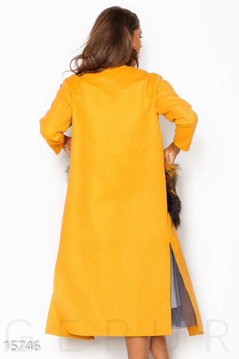 Длинный шерстяной кардиган Flashlight