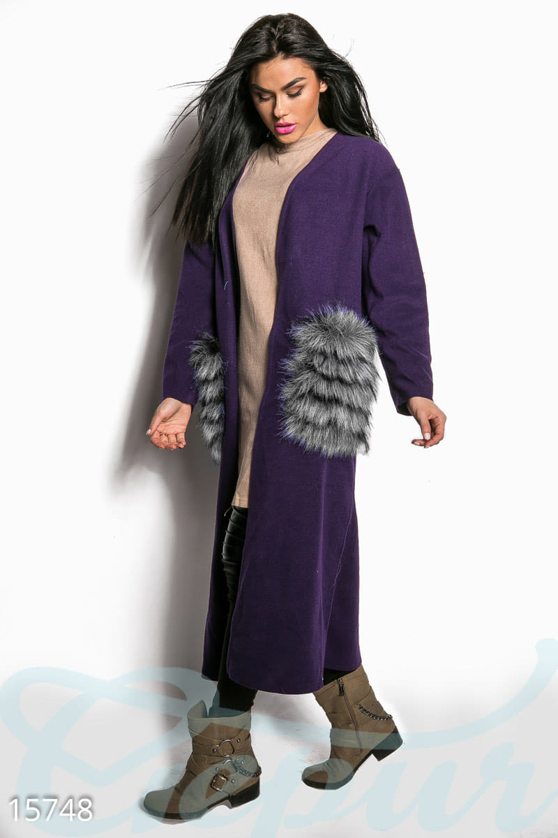 Кардиган с мехом Flashlight