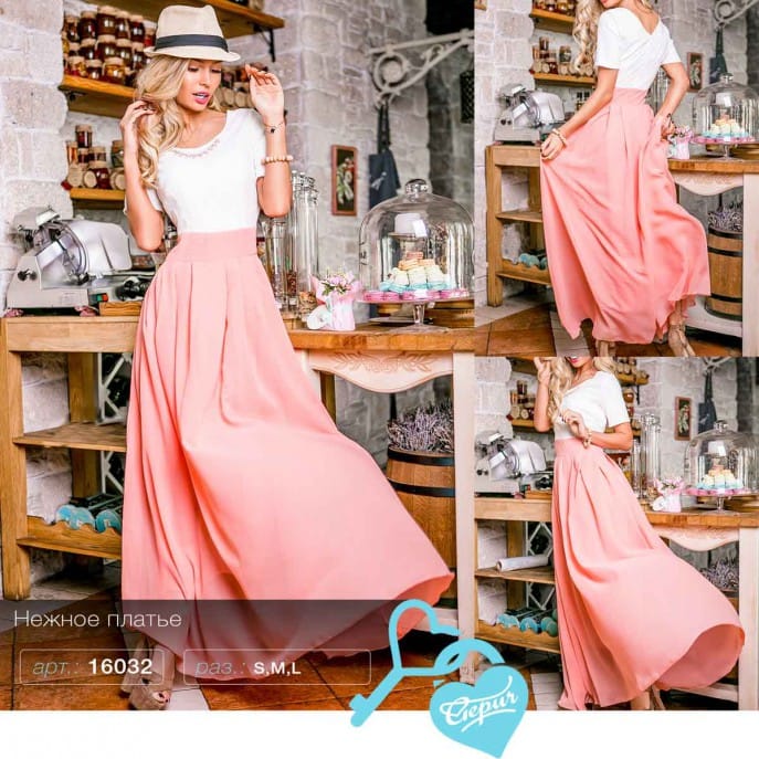 Воздушное платье-макси Provence