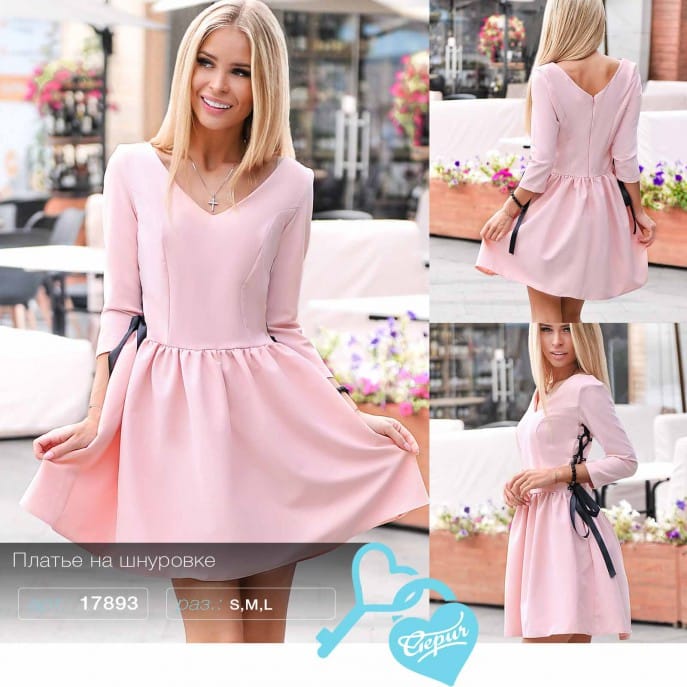 Нежное коктейльное платье Best things