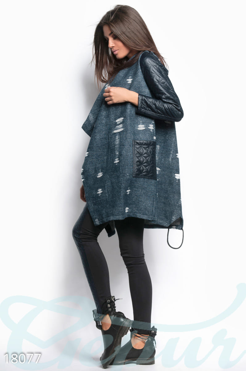 Удлиненный теплый кардиган Vibe