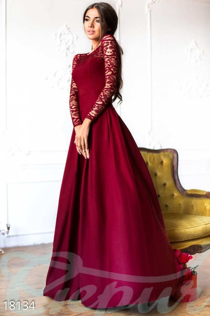 Длинное вечернее платье Pure