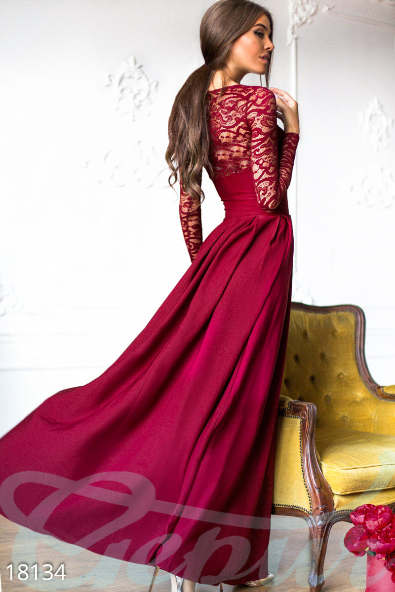 Длинное вечернее платье Pure