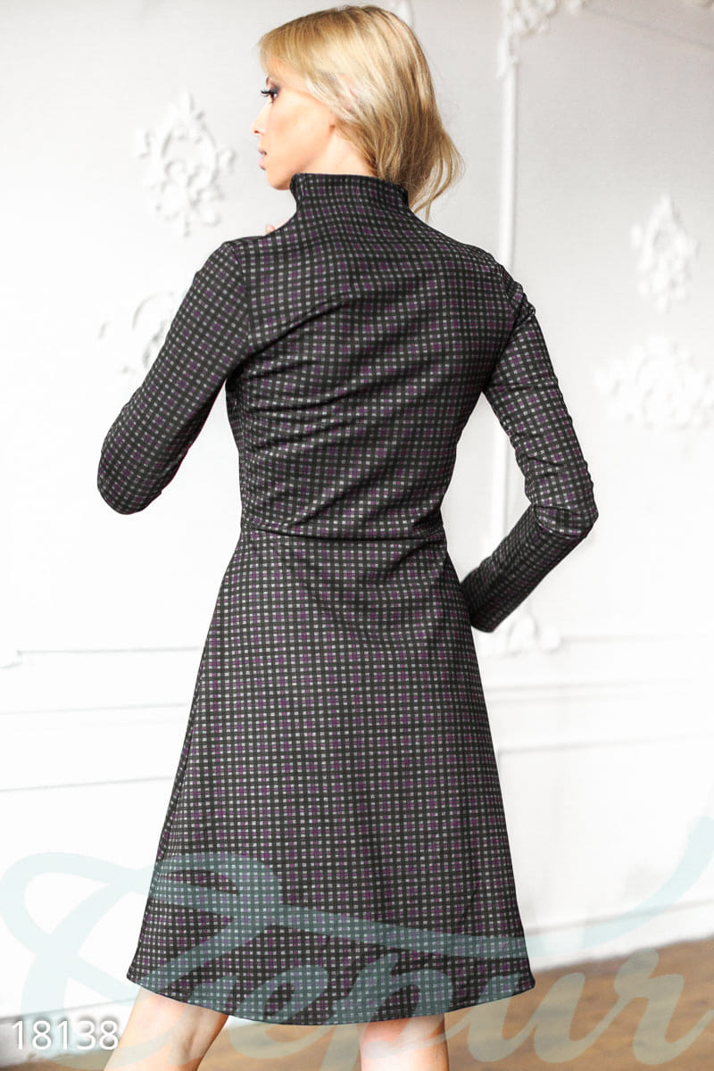 Платье в мелкую клетку Pure