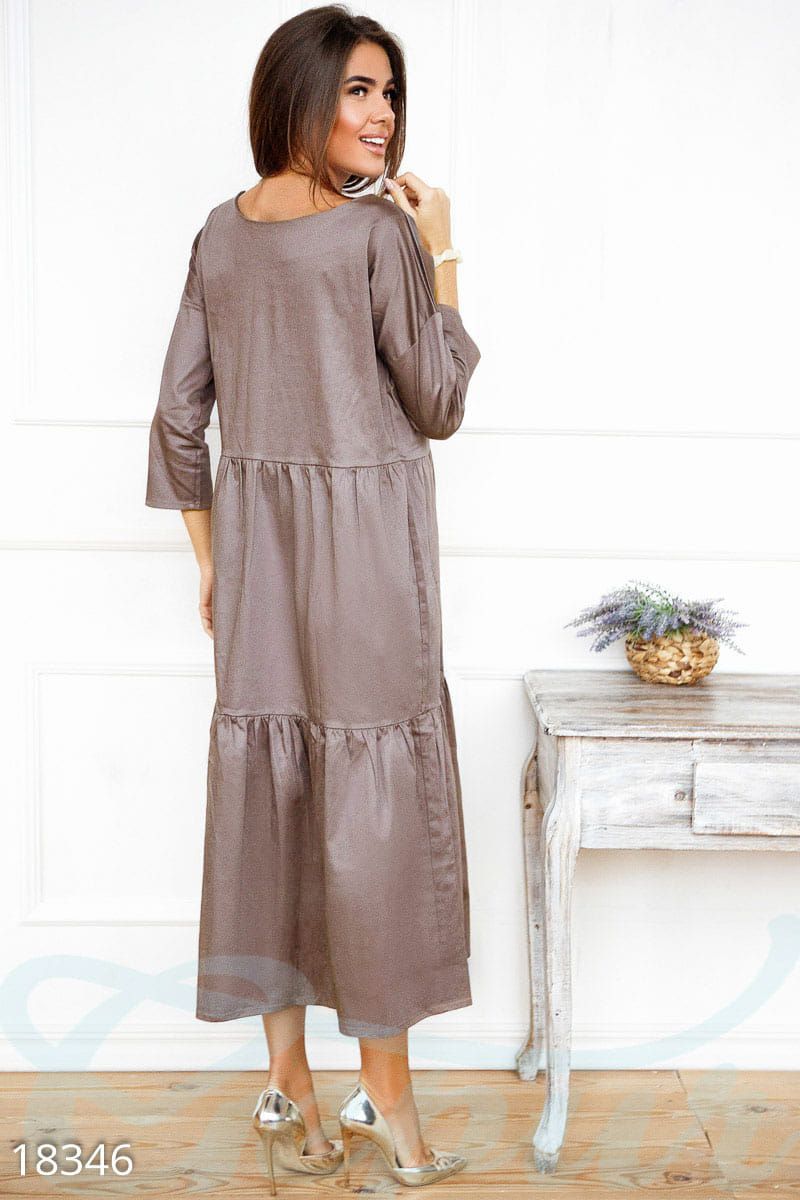 Трендовое хлопковое платье Graceful