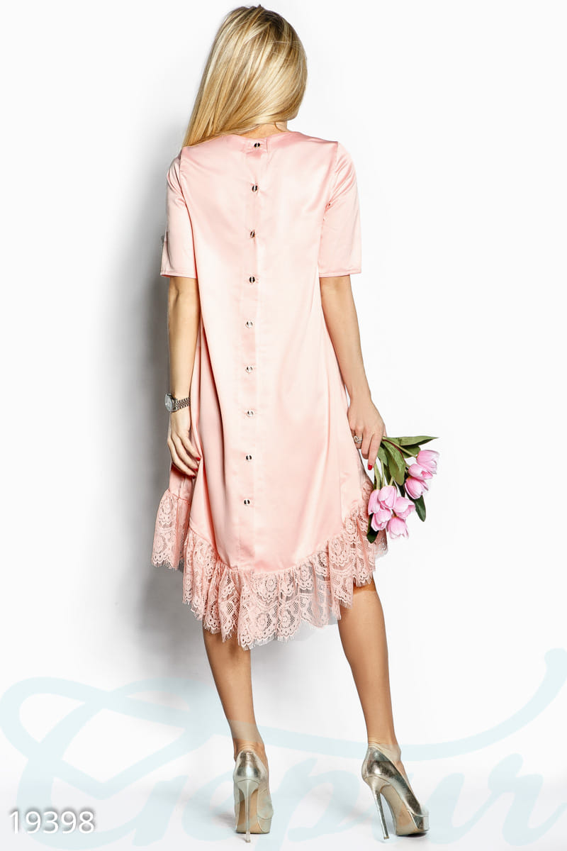 Нежное шелковое платье Perspective