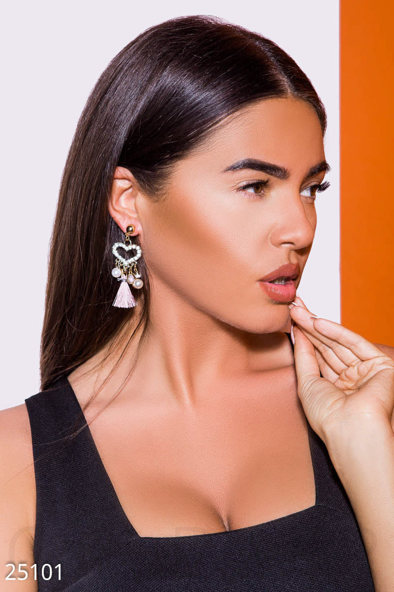 Цветные серьги-кисточки Sweet simple