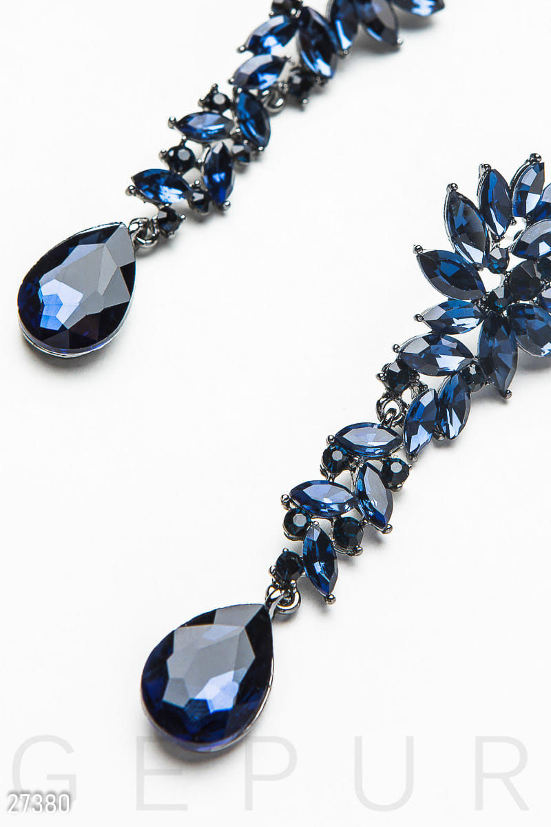 Серьги с камнями 90s rock