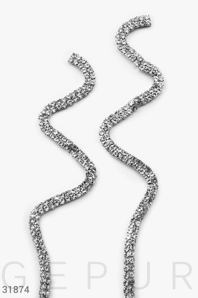 Фигурные серьги-подвески Anna sedokova x gepur