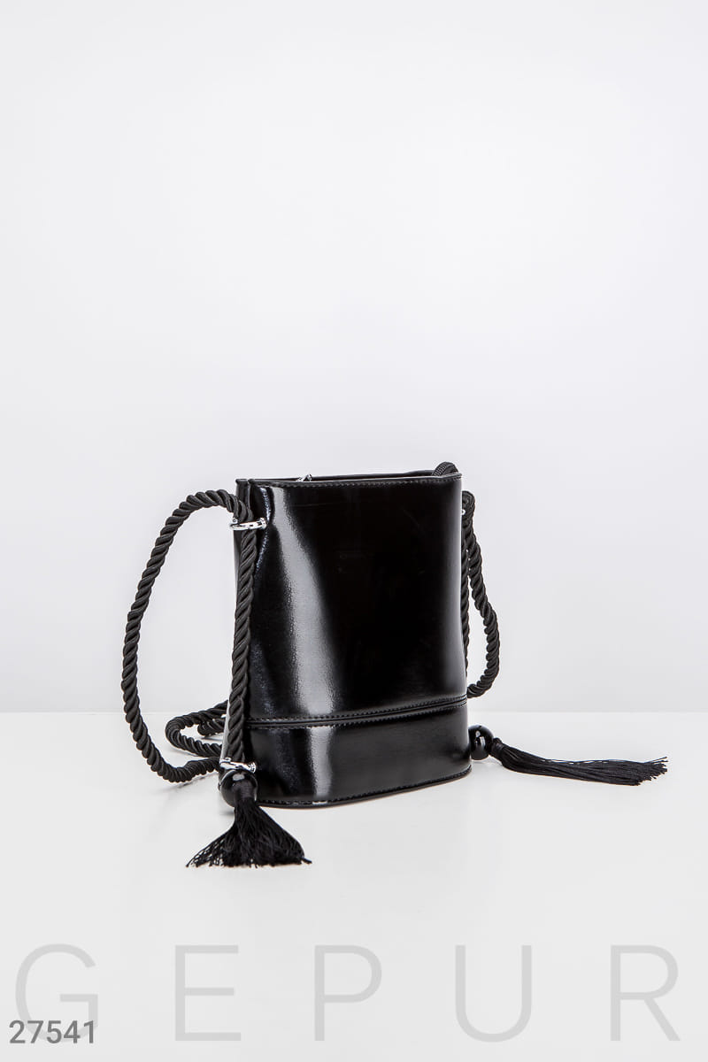 Кожаная сумка-бочонок Dancing queen