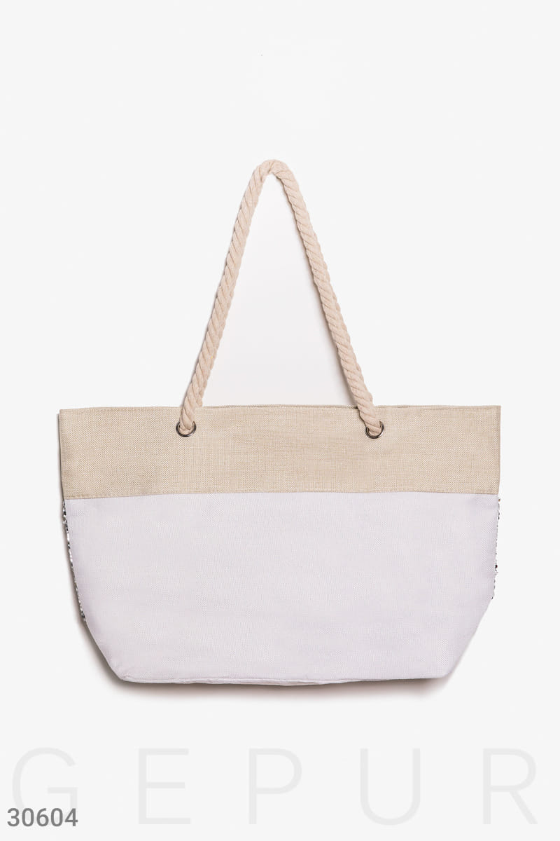 Летняя сумка с пайеткой Beach wear