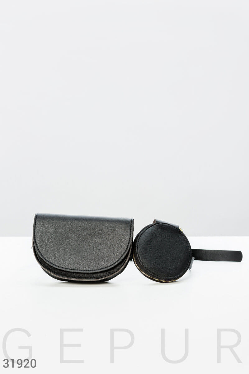 Черная поясная сумка Warm favourites