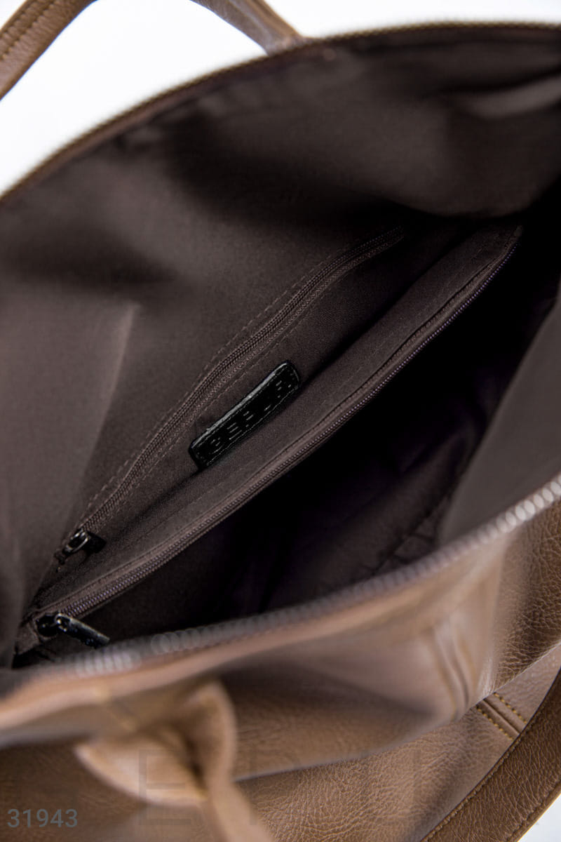 Сумка шоколадного цвета This is your time