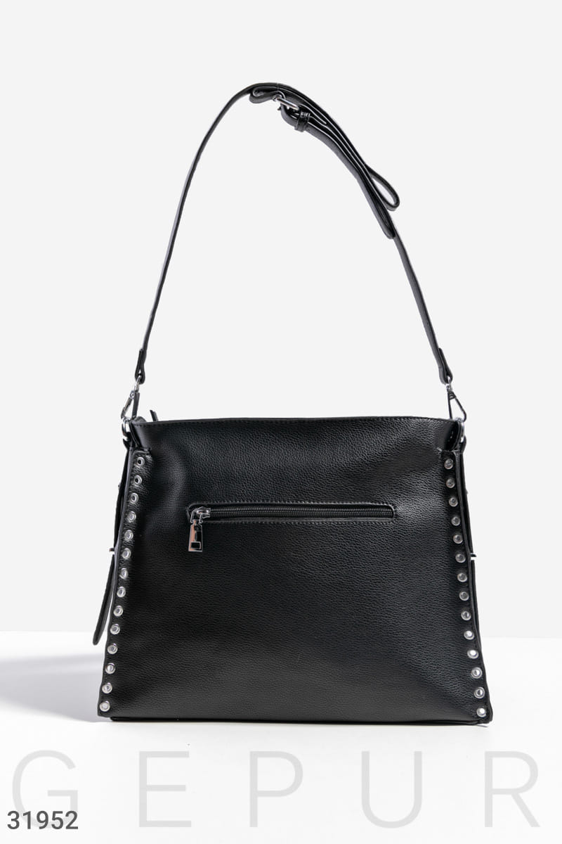 Сумка с перфорацией Gepur This is your time