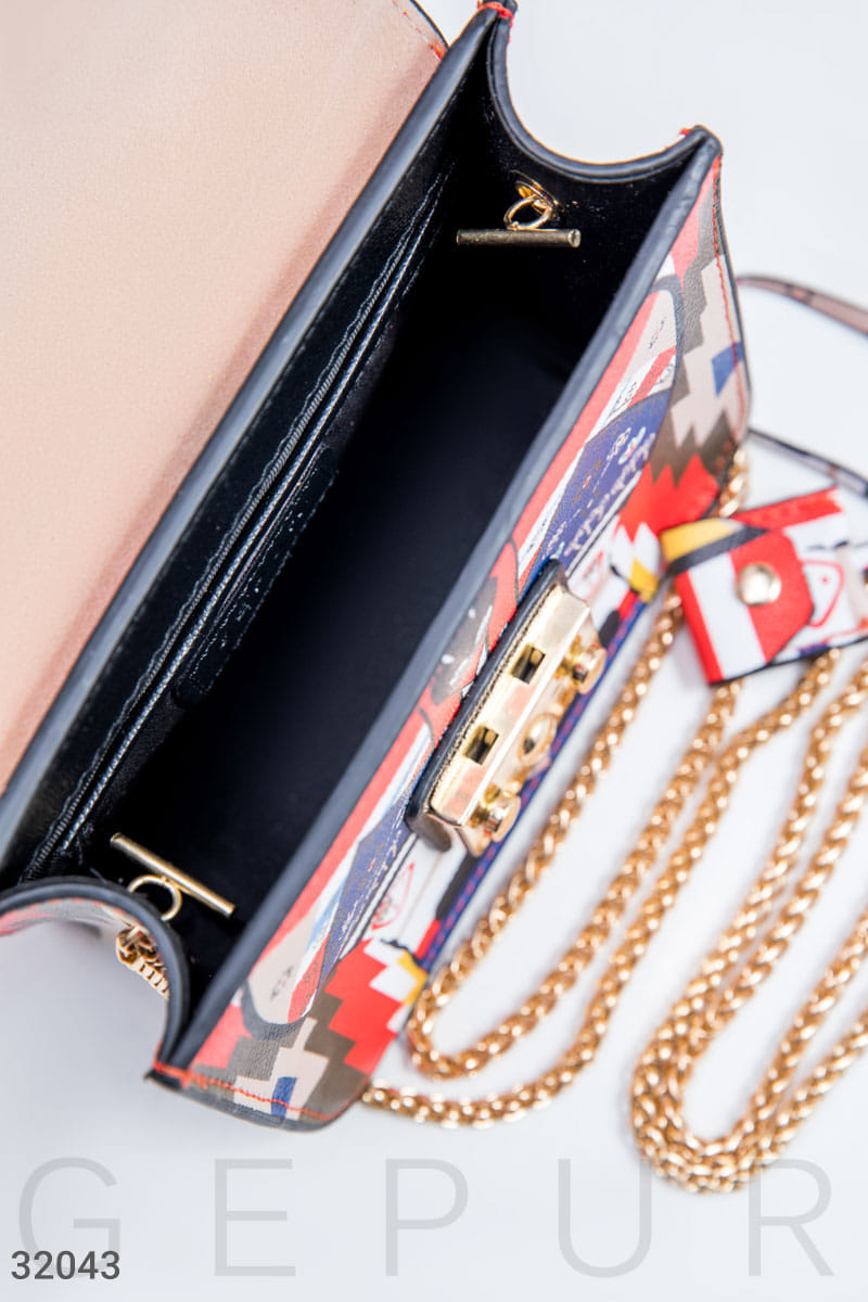 Сумка с красочным рисунком This is your time