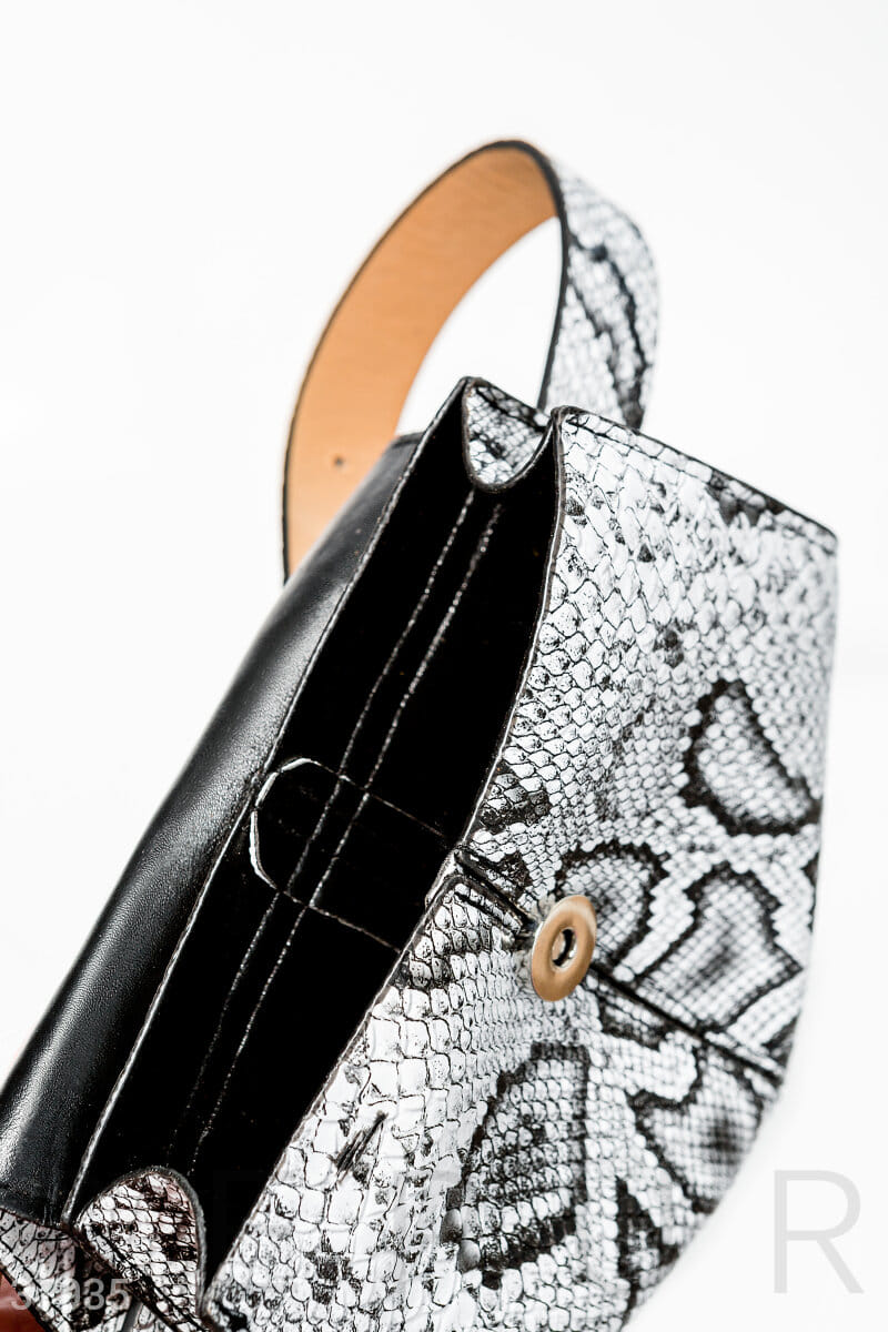 Ремень в анималистичный принт Warm favourites