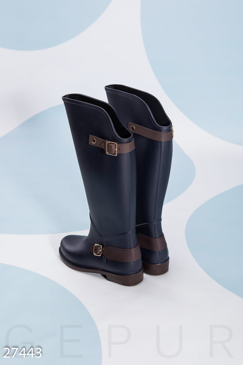 Резиновые сапоги с пряжкой Its raining