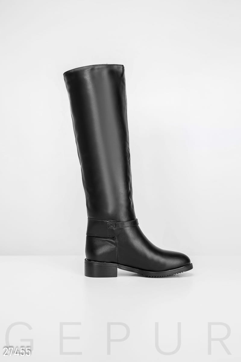 Кожаные зимние сапоги Warm outerwear