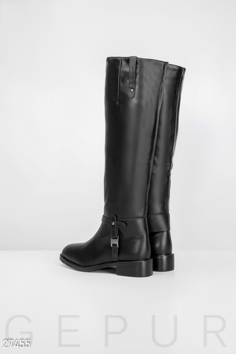 Кожаные зимние сапоги Warm outerwear