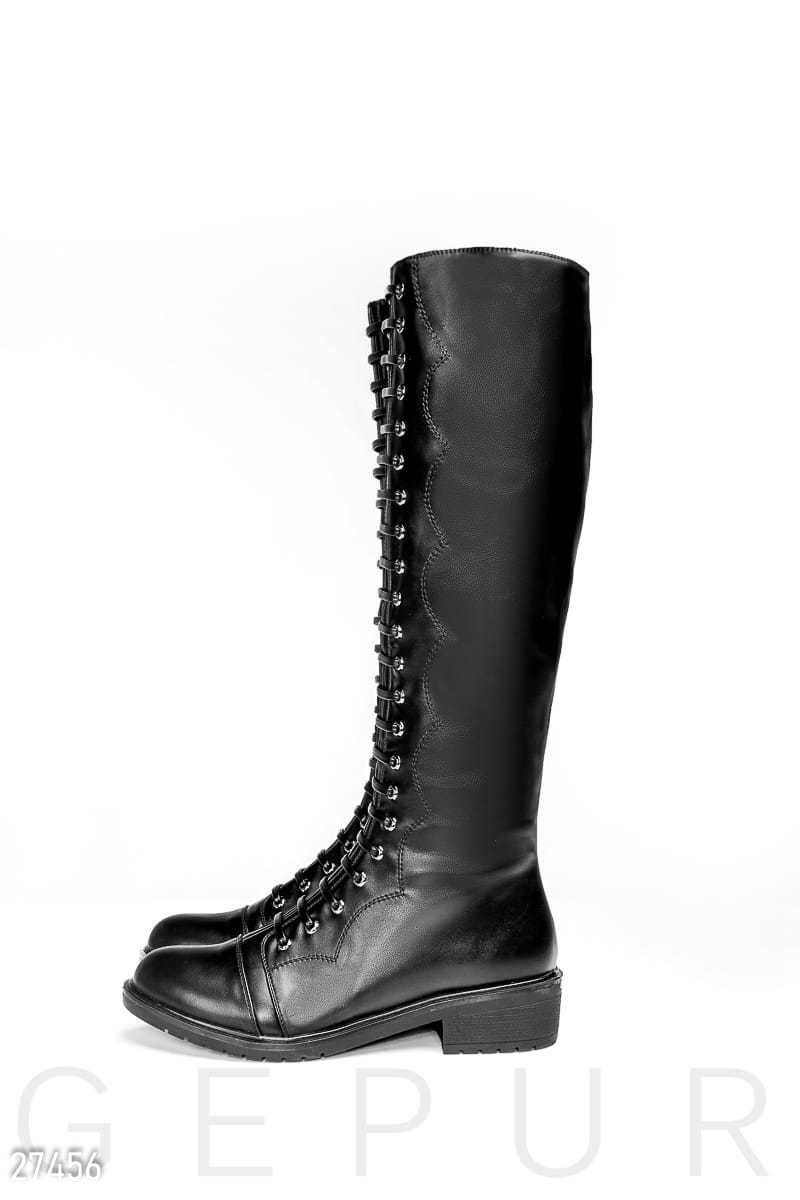 Сапоги на шнуровке Premium coats