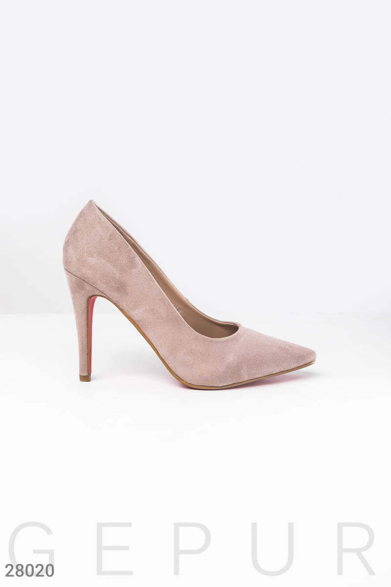 Замшевые туфли на шпильке This is your time