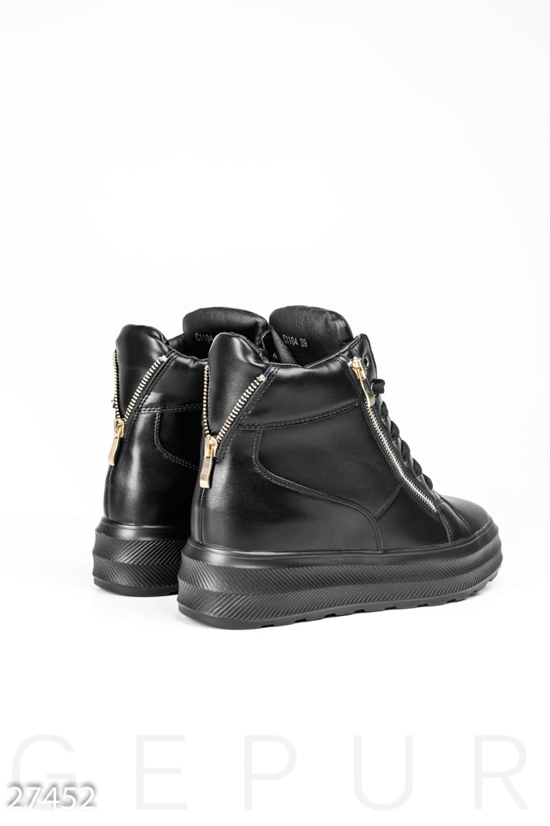 Демисезонные кожаные кроссовки Back To Autumn Office