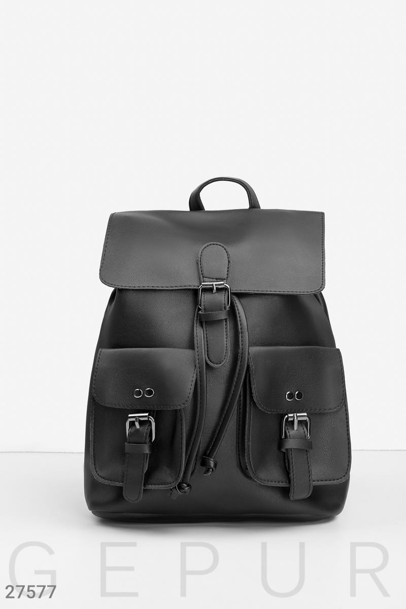 Молодежный кожаный рюкзак This is your time