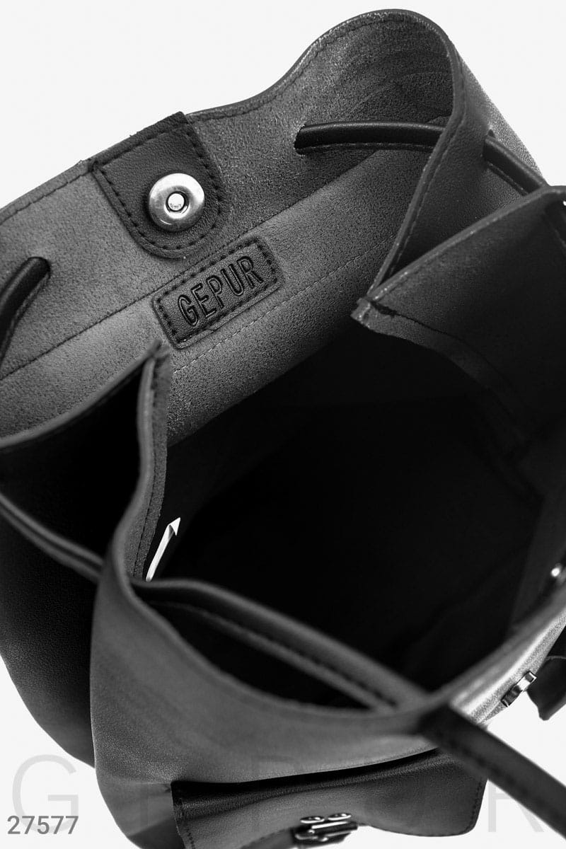 Молодежный кожаный рюкзак This is your time