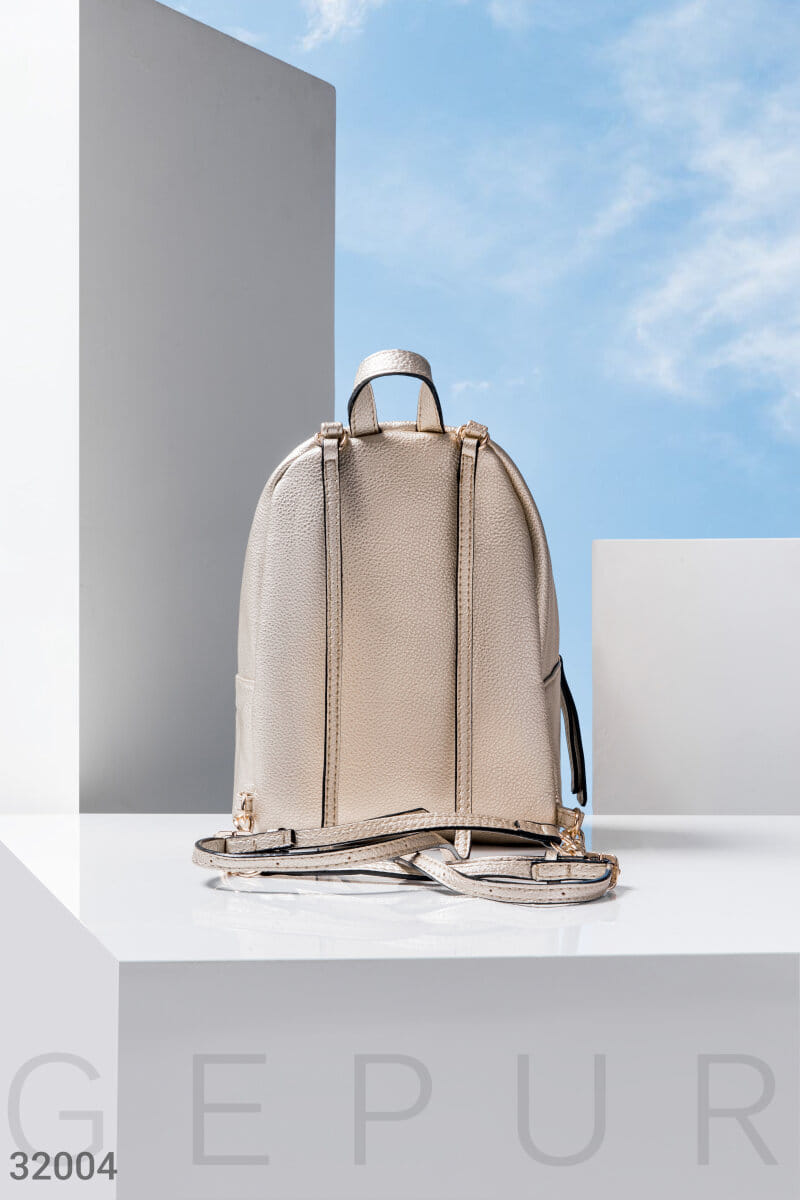 Стеганый небольшой рюкзак Leather trend